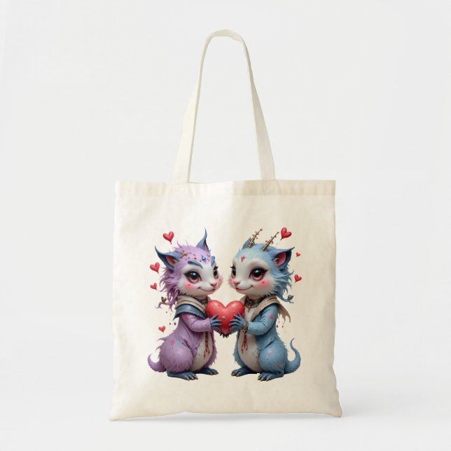 Bolso De Tela Where Two Souls Choose Forever  (Frente)