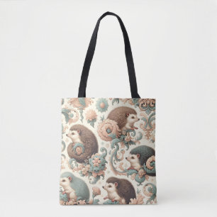 Bolso De Tela Whimsical Hedgehog Haven (Refugio de sepultura): F