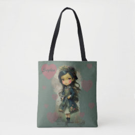 Bolso De Tela Whimsical Kawaii Fairy Tale Chica
