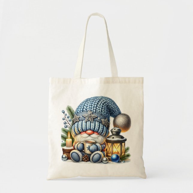 Bolso De Tela Whimsical Snowman Tote Bag (Frente)