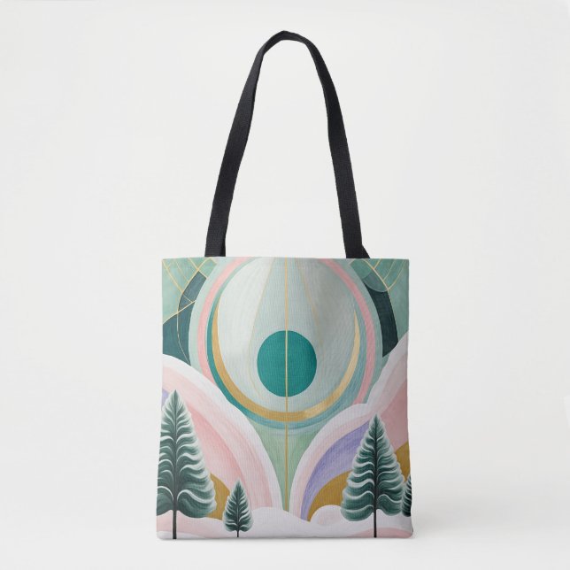 Bolso De Tela Whimsical Winter Dreamscape (Anverso)