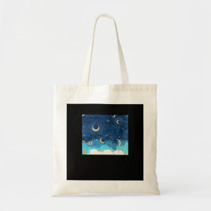 Bolso De Tela Whimsigoth Clouds Sun Moon WitchClassic