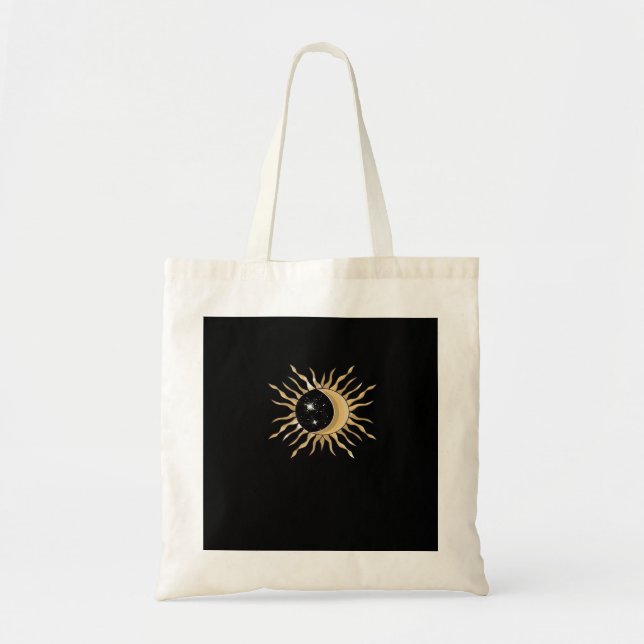 Bolso De Tela Whimsigoth Sun Moon Space Classic (Frente)