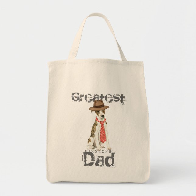 Bolso De Tela Whippet Dad (Frente)