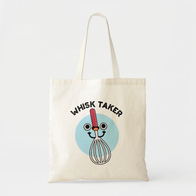 Bolso De Tela Whisk Take Funny Baking Pun (Frente)