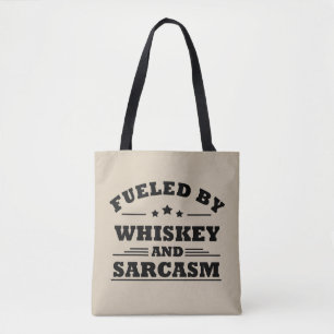 Bolso De Tela Whiskey cita graciosos dichos de alcohol