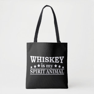 Bolso De Tela Whiskey es mi espíritu, el alcohol divertido