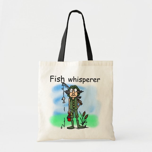 Bolso De Tela Whisperer de los pescados (Frente)