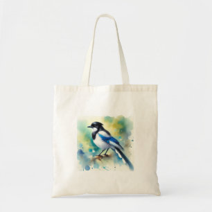 Bolso De Tela Whitethroated Magpie Jay 100924AREF117 - Watercolo