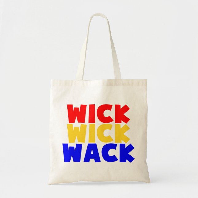 Bolso De Tela Wick Wick Wack (Frente)
