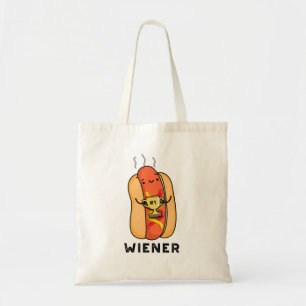 Bolso De Tela Wiener Funny Sausage Pun