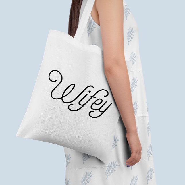 Bolso De Tela Wifey Honeymoon (Subido por el creador)