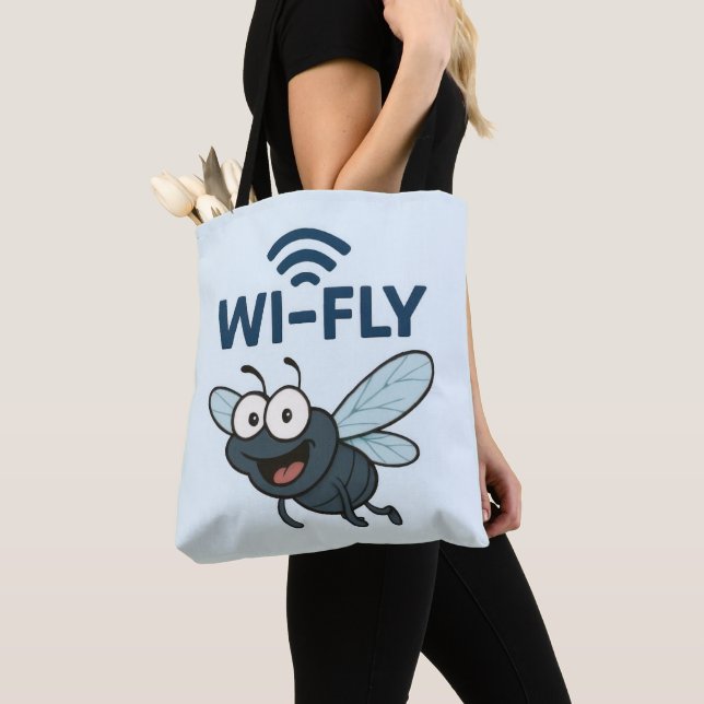 Bolso De Tela Wifi divertida (Detalle)