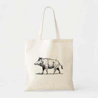 Bolso De Tela Wild Boar / Wildschwein