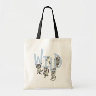 Bolso De Tela WILD   Cosas Salvajes y Max - Azul