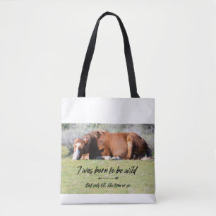 Bolso De Tela Wild Mustangs Forever Tote Bag