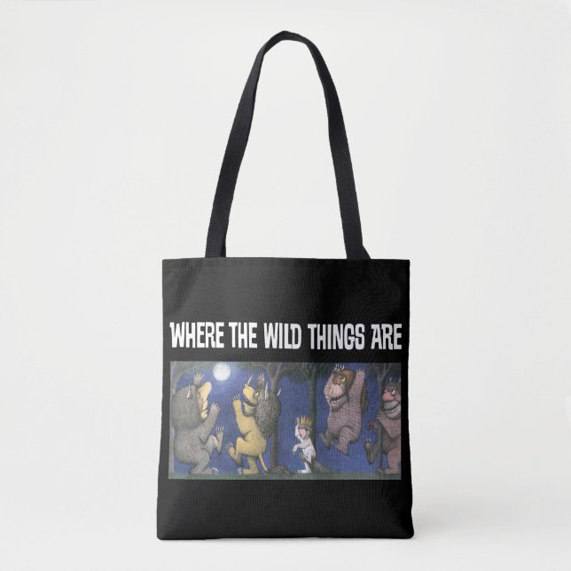 Bolso De Tela Wild Things and Max Dancing in Moonlight (Anverso)