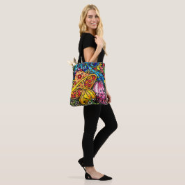 Bolso De Tela Wild & Trippy Mushroom Garden