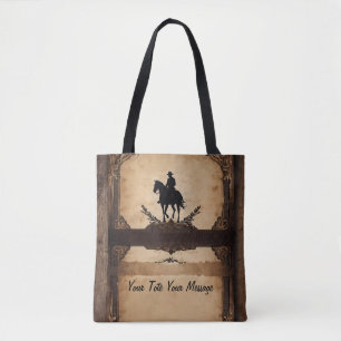 Bolso De Tela Wild West Cowboy