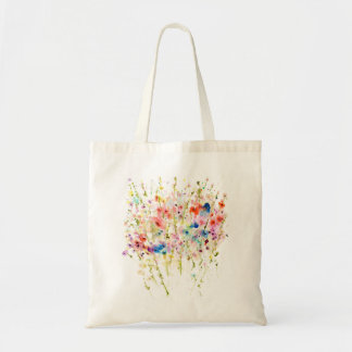 Bolso De Tela Wildflower Bouqet del arco iris