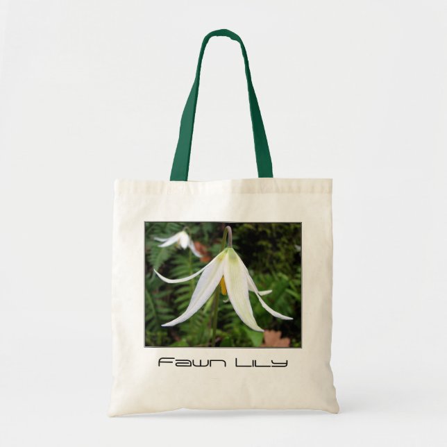 Bolso De Tela Wildflower - lirio de cervatillo (Frente)