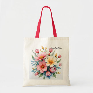 Bolso De Tela Wildflowers Beautiful Trendy Luxury Collection