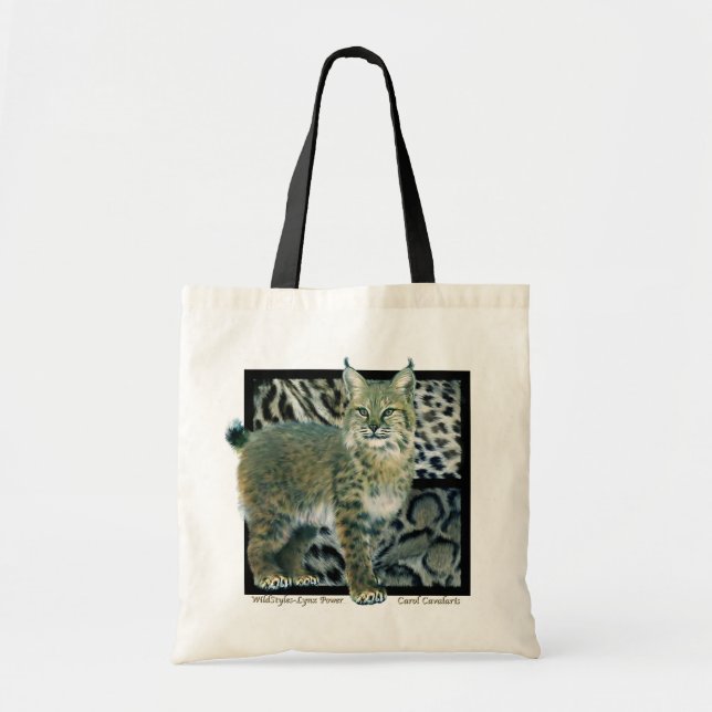 Bolso De Tela WildStyles - tote del diseñador del poder del (Frente)