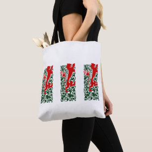 Bolso De Tela Will Bradley Heraldic Lion