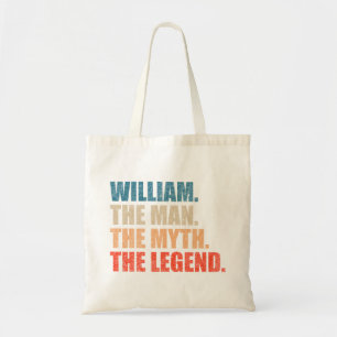 Bolso De Tela William El Hombre El Mito La Leyenda