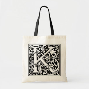 Bolso De Tela William Morris Alphabet "K"