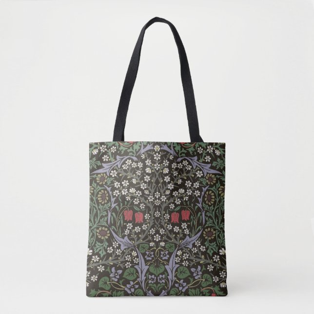 Bolso De Tela William Morris Blackthorn Tapestry Floral (Anverso)