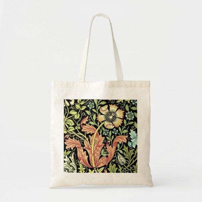 Bolso De Tela William Morris Compton Wallpaper Classic (Frente)