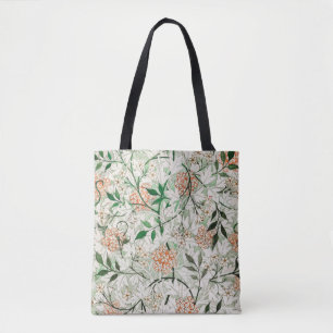 Bolso De Tela William Morris Jasmine Garden Flower Classic