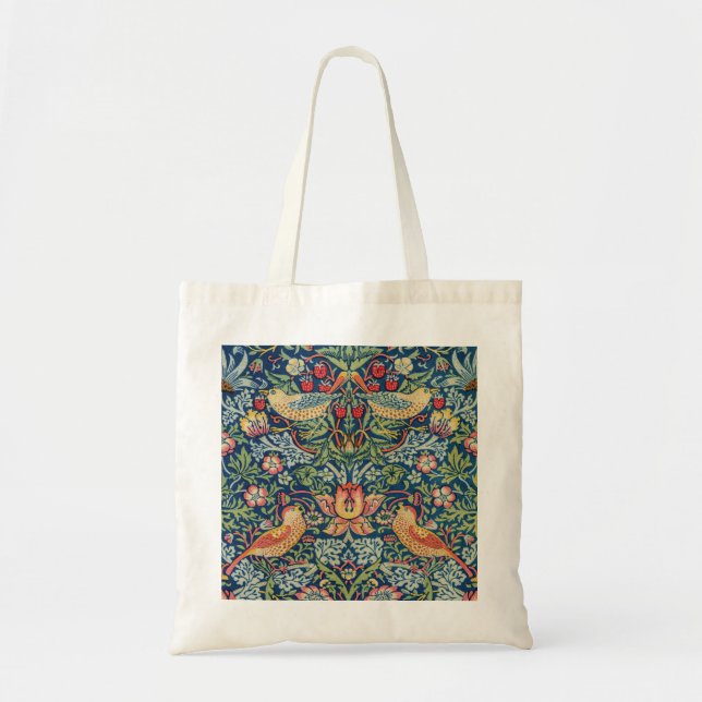 Bolso De Tela William Morris - Ladrón de fresas (Frente)