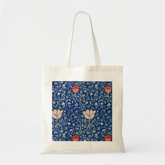 Bolso De Tela William Morris Medway Blue Floral (Frente)