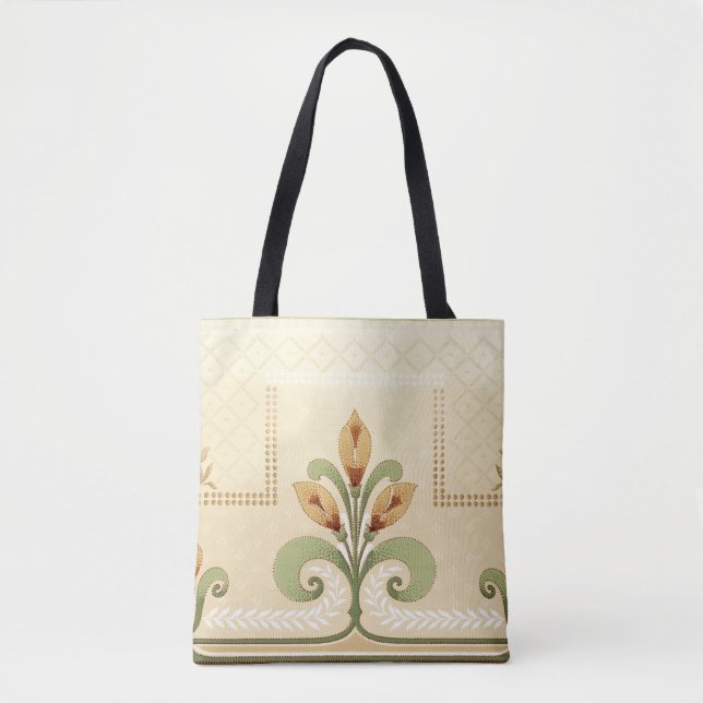 Bolso De Tela William Morris Row de Lilies (Anverso)