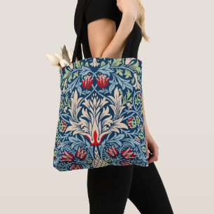 Bolso De Tela William Morris Snakeshead Fritillary Floral Design