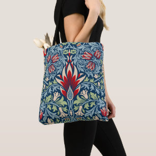 Bolso De Tela William Morris Snakeshead Fritillary Floral Design