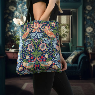 Bolso De Tela William Morris Strawberry Thief