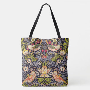 Bolso De Tela William Morris Strawberry Thief Floral Art Nouveau