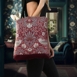 Bolso De Tela ,William Morris Strawberry Thief Two Tone