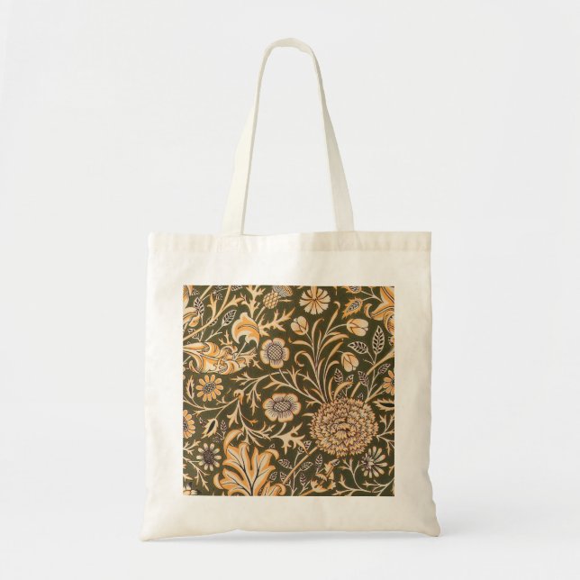 Bolso De Tela william morris wallpaper cherwell design (Frente)
