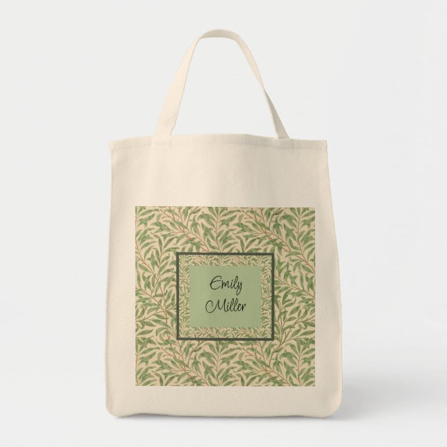 Bolso De Tela William Morris Willow Bough Garden Flower Classic (Frente)