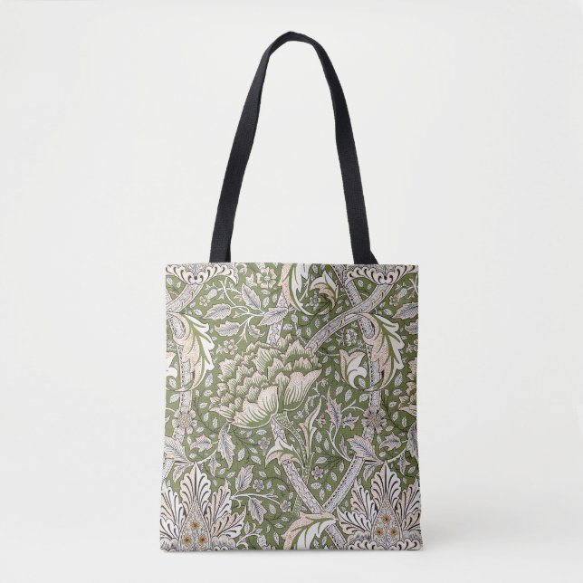 Bolso De Tela William Morris Windrush floral clásico (Anverso)