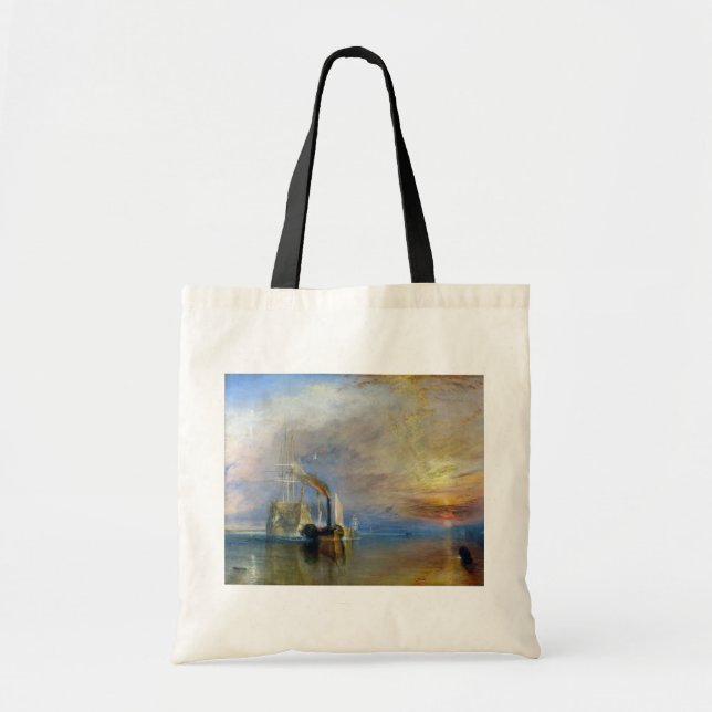 Bolso De Tela William Turner - El temerario de la lucha (Frente)
