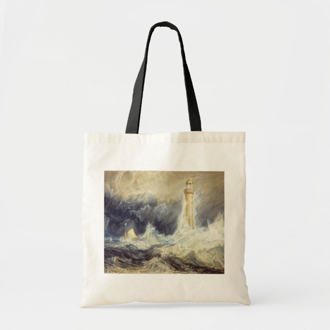 Bolso De Tela William Turner - Faro de Bell Rock (Frente)