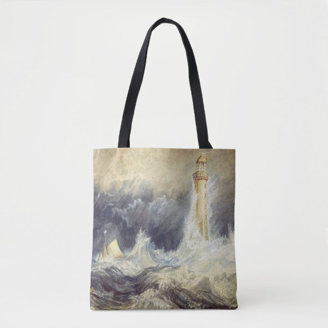 Bolso De Tela William Turner - Faro de Bell Rock (Anverso)