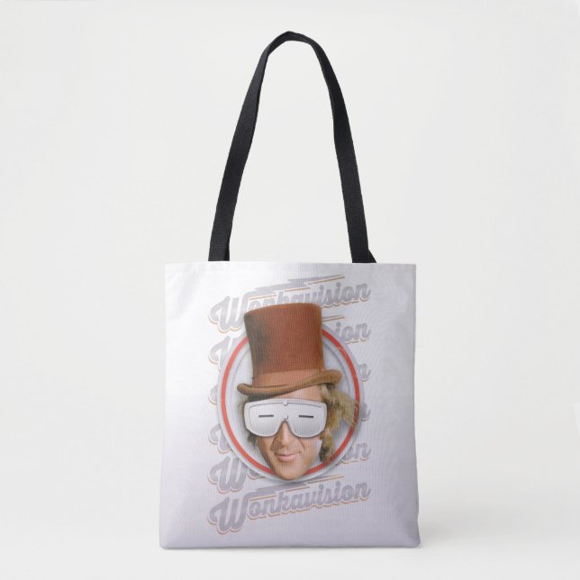 Bolso De Tela Willy Wonka en Goggles de Wonkavision (Anverso)
