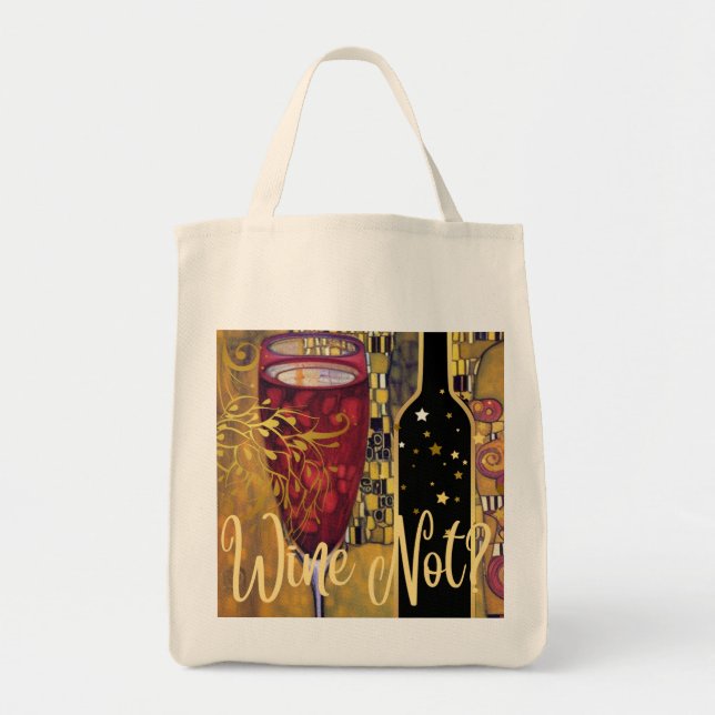 Bolso De Tela Wine Lover (Frente)