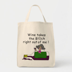 Bolso De Tela Wine se funde conmigo